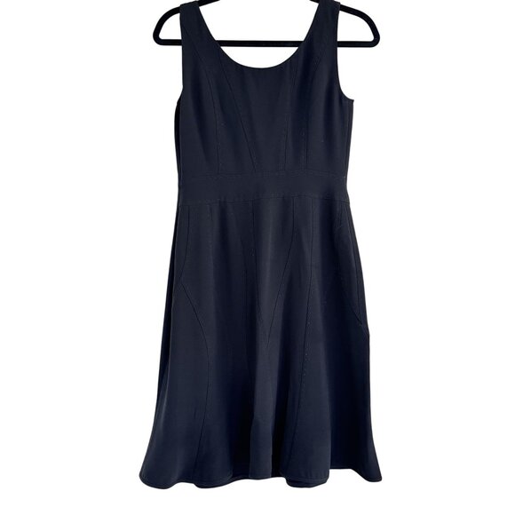 Moschino Dresses & Skirts - Moschino Women's Black Sleeveless Detailed Stitching Design Mini Dress Size S